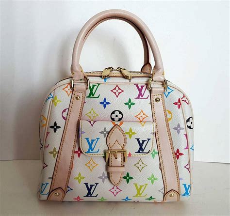 LOUIS VUITTON WHITE PRISCILLA BAG SV0012.